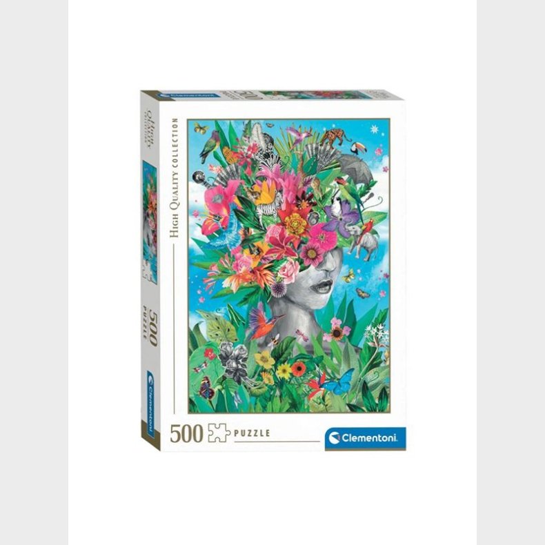 Clementoni Jigsaw Puzzle Head in The Jungle 500pcs Floor