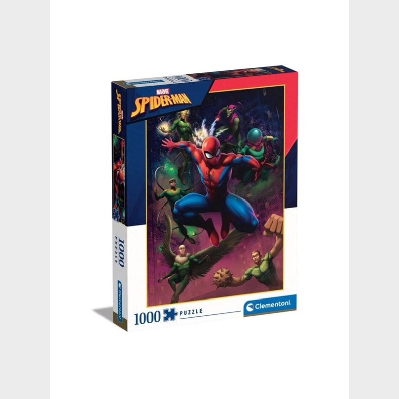 Clementoni Jigsaw Puslespil Marvel Spiderman 1000pcs. gulv