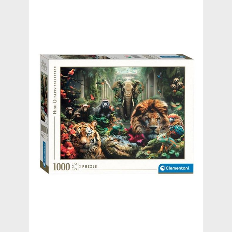 Clementoni Jigsaw Puslespil Mystic Jungle 1000pcs. gulv