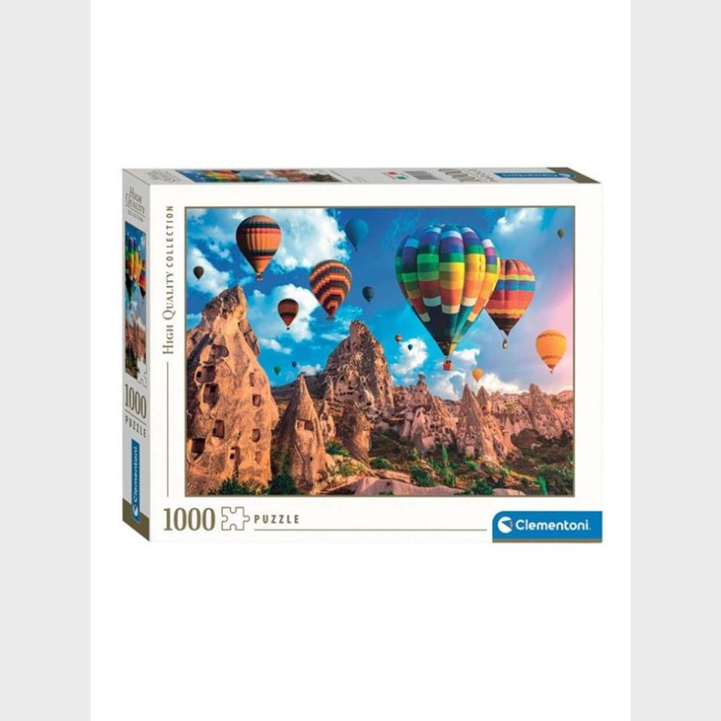 Clementoni Jigsaw Puslespil Balloons in Cappadocia 1000pcs. gulv