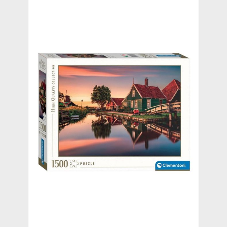 Clementoni Jigsaw Puslespil Zaanse Schans 1500 pcs. gulv