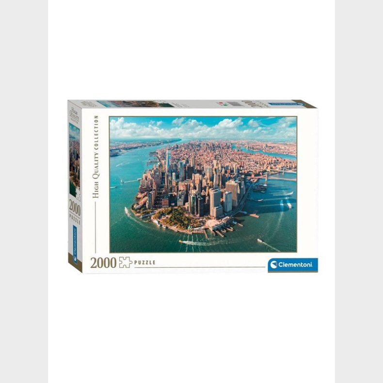 Clementoni Jigsaw Puslespil Lower Manhattan New York City 2000pcs. gulv