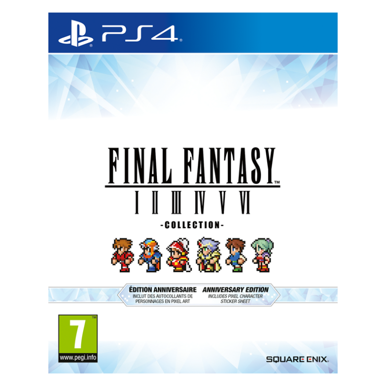 Final Fantasy I-VI - Collection - (Anniversary Edition) - Sony PlayStation 4 - RPG