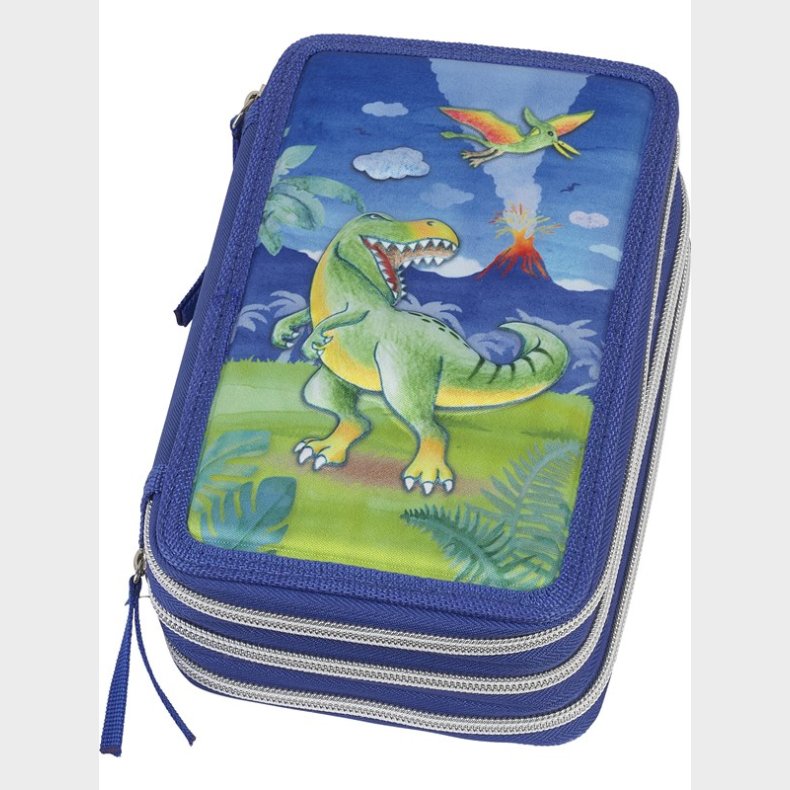 Faber Castell Triple Pencil Case - Dinosaur