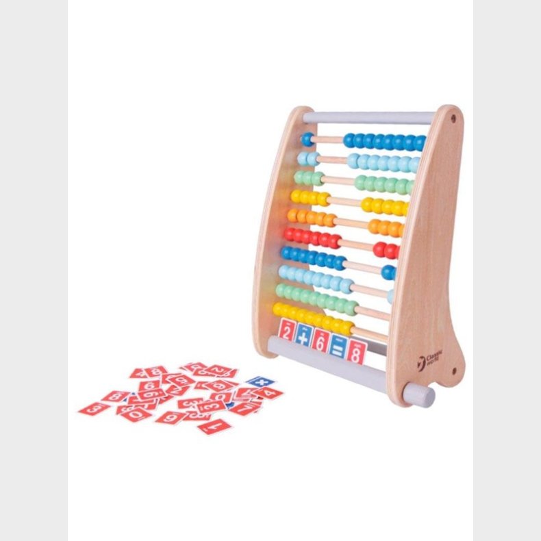 Classic World Wooden Abacus with Counting Cards