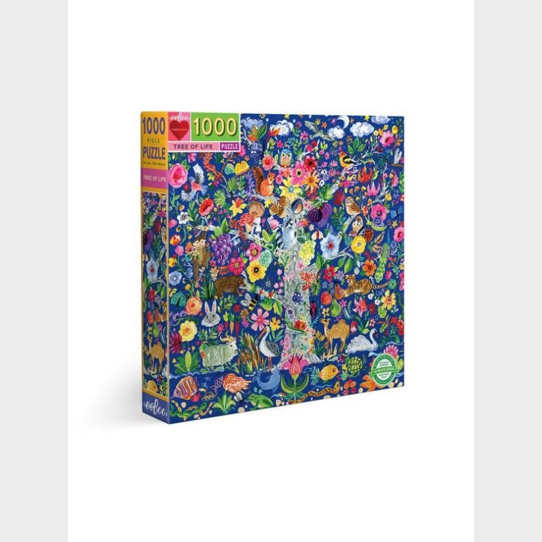 eeBoo Puslespil 1000 pcs - Tree of Life