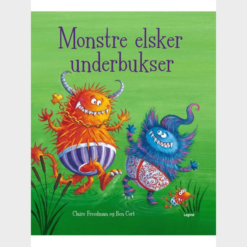 Monstre elsker underbukser - Brnebog - hardcover