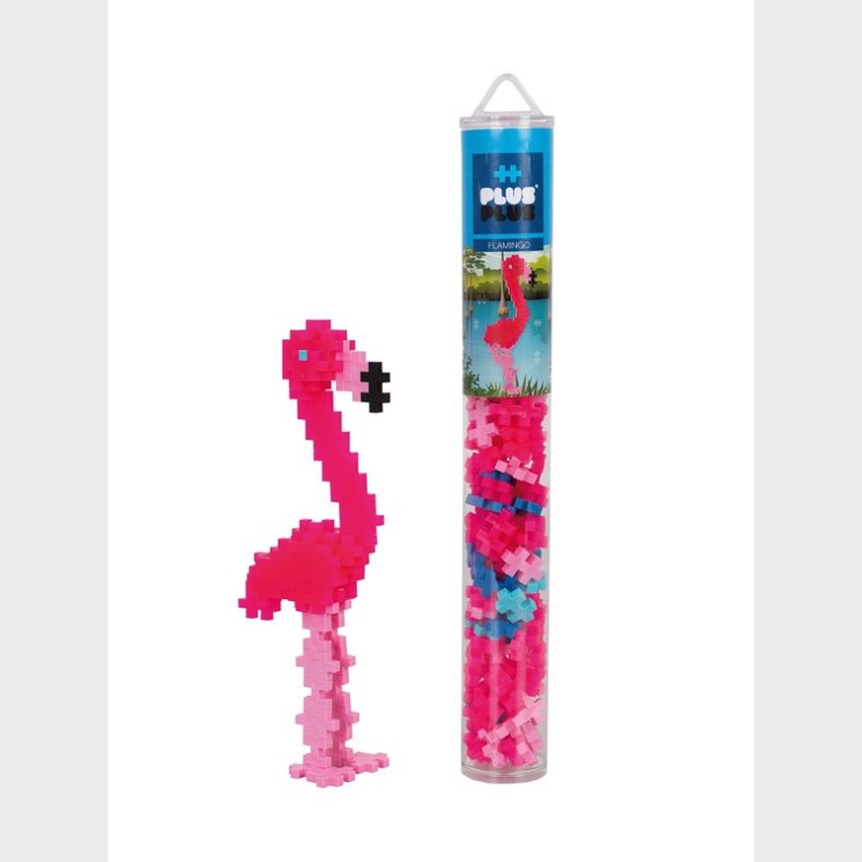 Plus-Plus Flamingo Tube 100 pcs