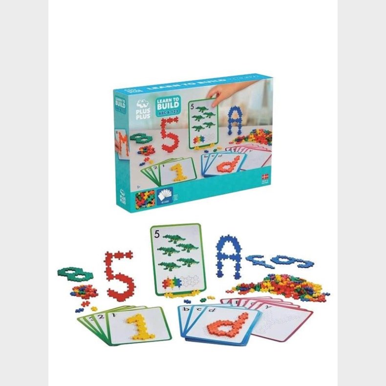 Plus-Plus Learn To Build ABC &amp; 123 600 pcs