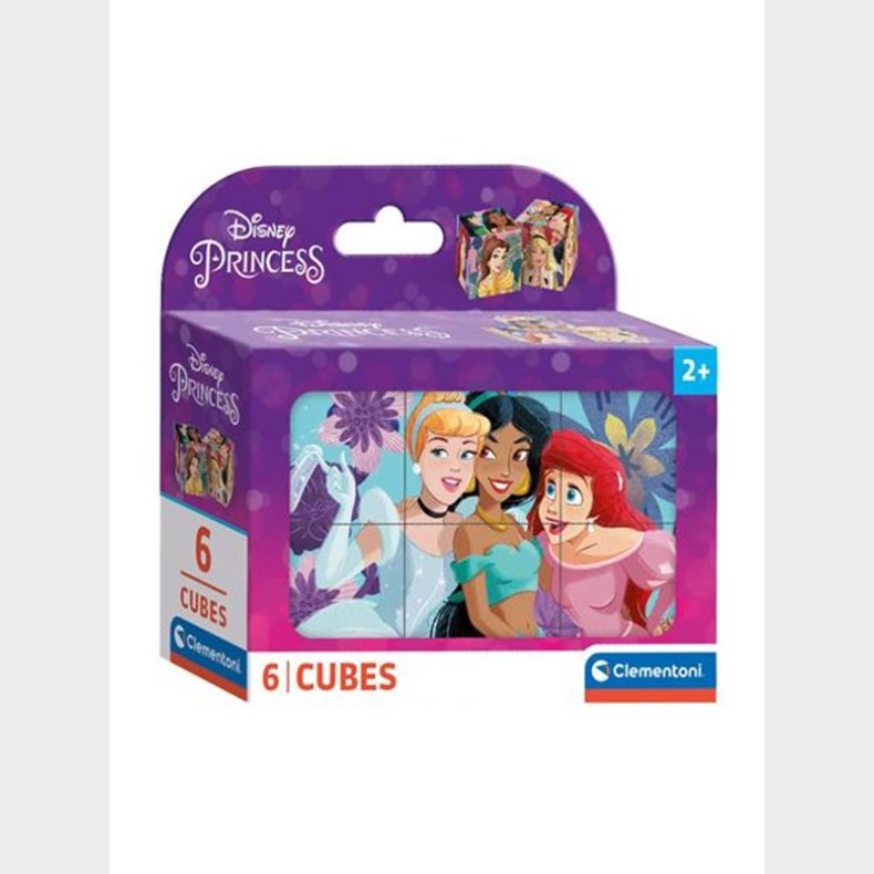 Clementoni Block Puslespil Disney Princess 6 pcs. Blok