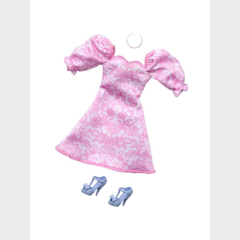 Barbie Fashions Pink Flower Dress