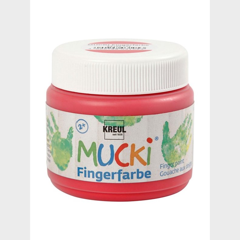 Creativ Company Mucki Finger Paint - Red 150ml