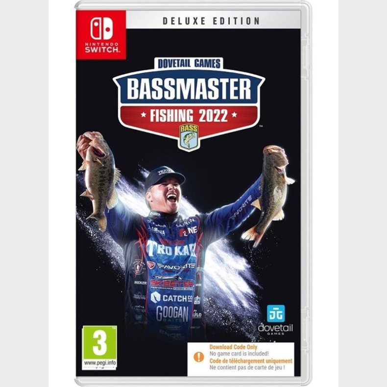 Bassmaster Fishing Deluxe 2022 (Code in a Box) - Nintendo Switch - Simulator