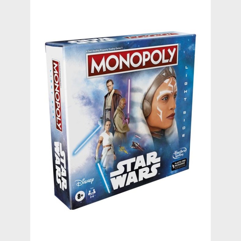 Hasbro Monopoly: Star Wars Light Side Edition Board Game for Families Games for Kids 8+