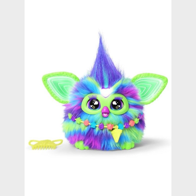 Hasbro Furby Glow in the Dark Galaxy Edition Plush Voice Activated Interactive Toys Ages 6+