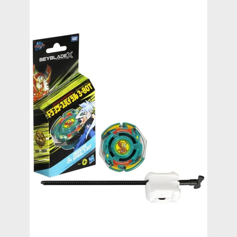 Hasbro Beyblade X Dranzer Spiral 3-80T, X-Over Set, Anniversary Edition