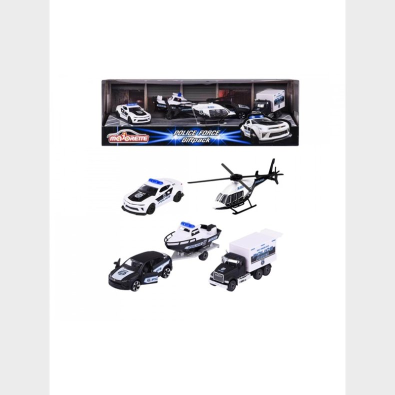 Majorette Police Force 4 Pieces Giftpack