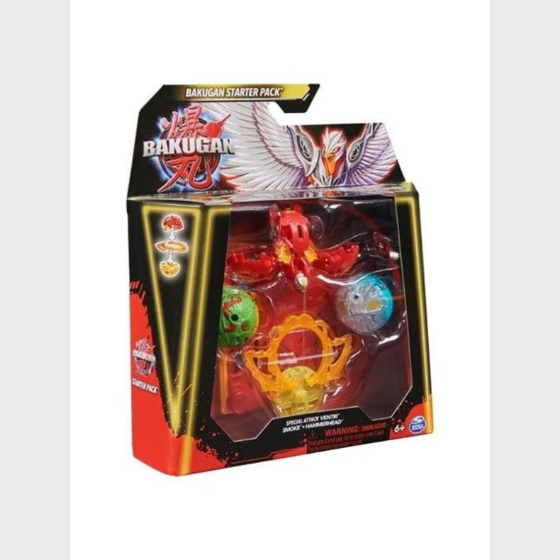 Bakugan Starter Pack Special Attack Ventri with Smoke &amp; Hammerhead