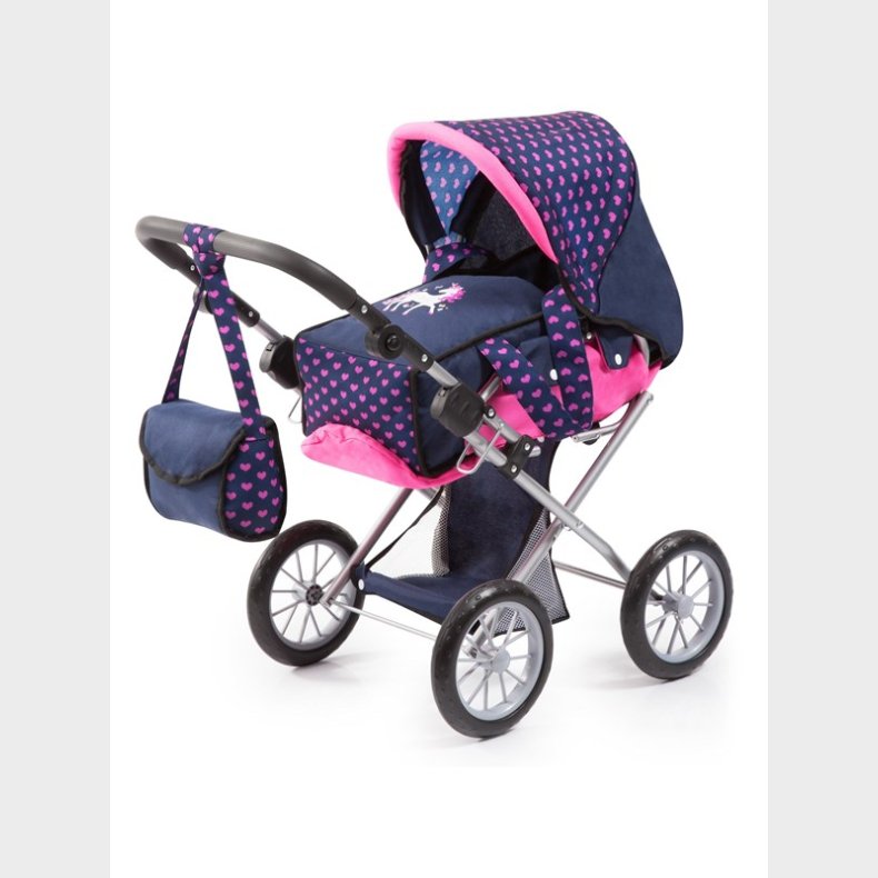 Bayer Dukkevogn City Star - Blue/Pink (13654AA)