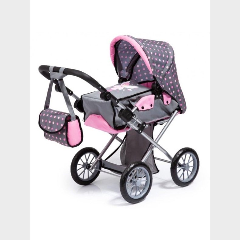 Bayer Dukkevogn City Star - Grey/Pink (13666AA)