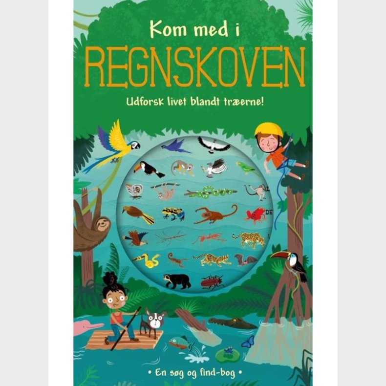 Kom med i regnskoven - Brnebog - Board books