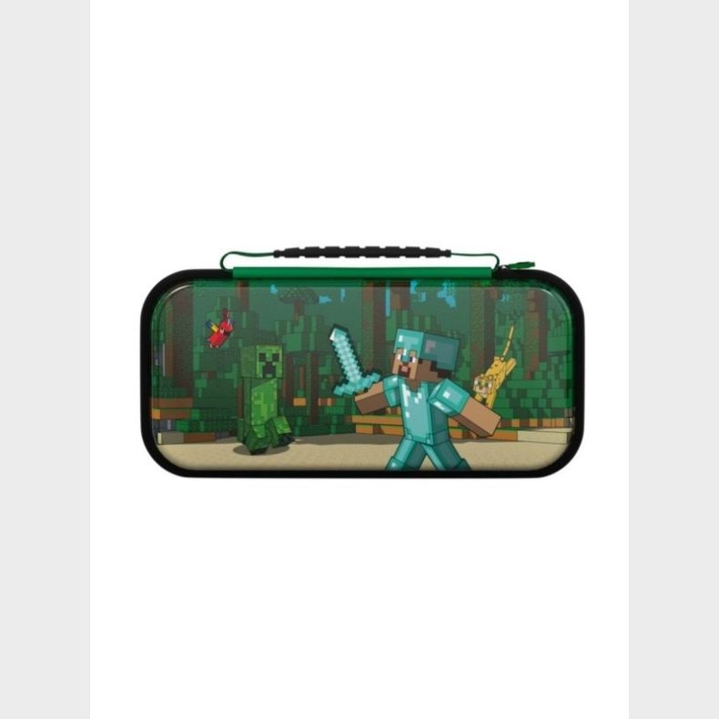 PDP REALMz Travel Case - Minecraft Forest Battle Glow in the Dark - Bag - Nintendo Switch