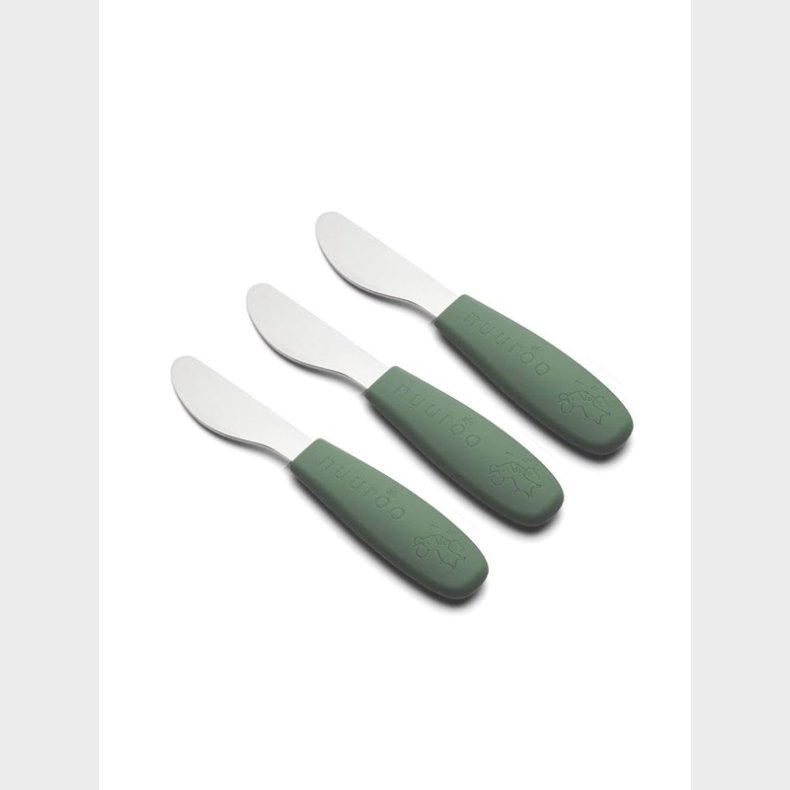 Nuuroo Harper knive 3-pak - Dusty Green