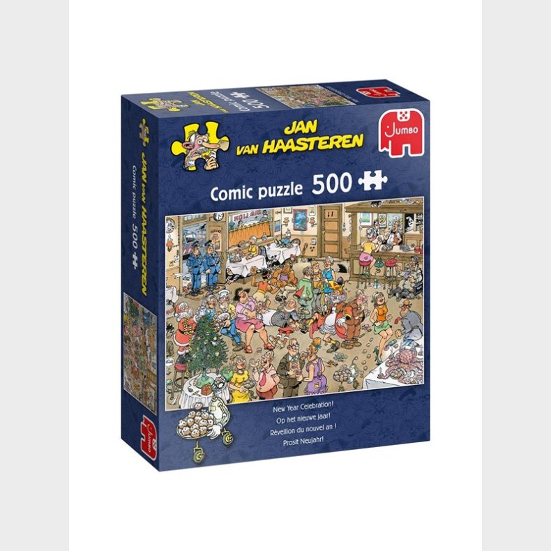 Jumbo Jigsaw Puslespil - Christmas Drinks 500pcs. gulv