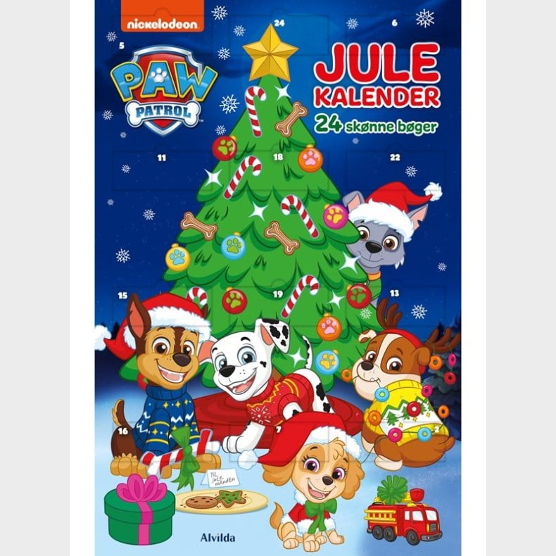 Paw Patrol - Julekalender 2024, Forlaget Alvilda