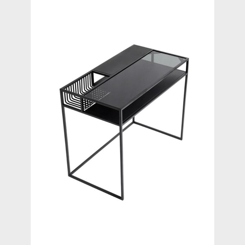 Muubs - Desk Denver - Black w/black glass  Gamer Bord