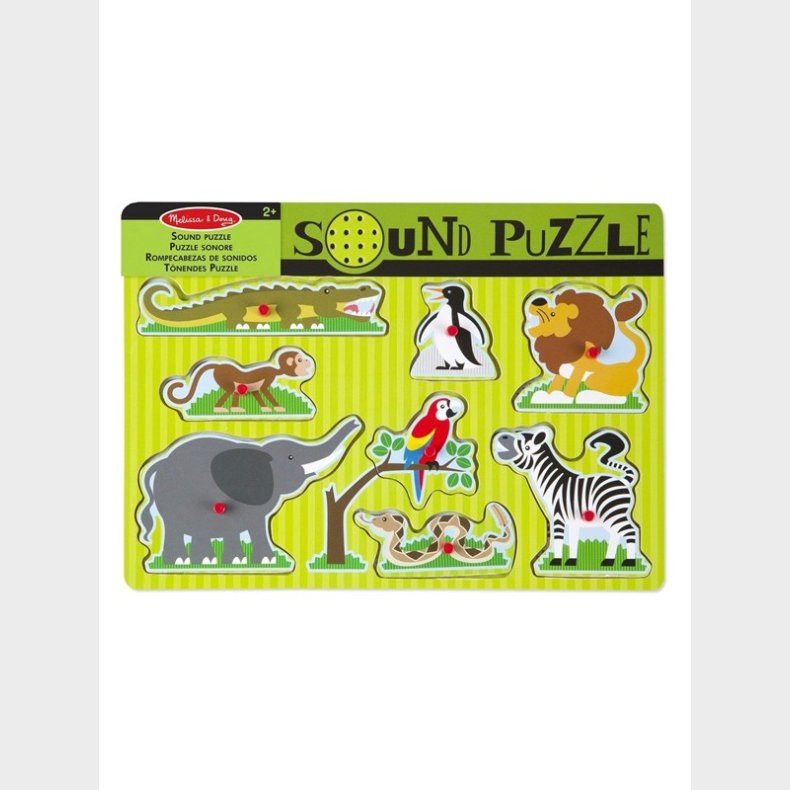 Melissa &amp; Doug Zoo dyr Sound Puslespil