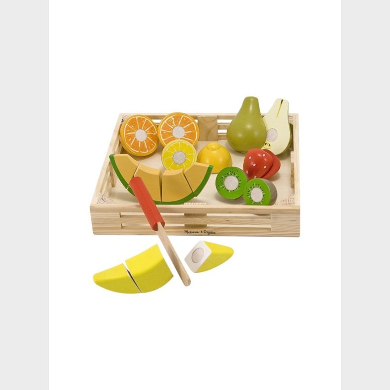 Melissa &amp; Doug Wooden Cutting Fruit Play Food