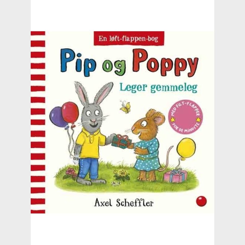 Pip og Poppy leger gemmeleg - Brnebog - hardcover