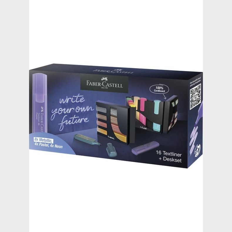 Faber Castell Highlighter TL 46 deskset - 16 pcs