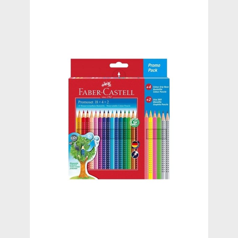 Faber Castell Colour Grip Promo Pack (24 pcs)