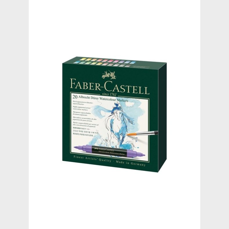 Faber Castell Albrecht D&uuml;rer - Watercolour Marker (20 pcs)