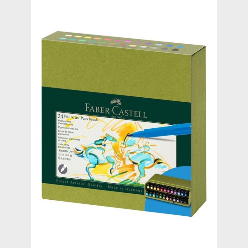 Faber Castell Pitt Artist Pen India Ink Brush Studio Box