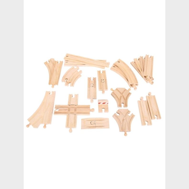 Bigjigs Wooden Rails Expansion Set 25 pcs.