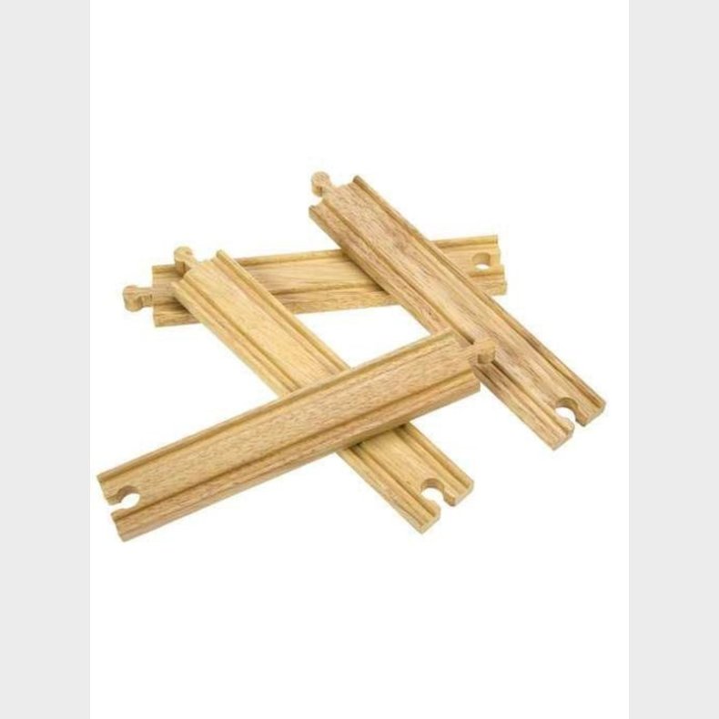 Bigjigs Wooden Rails - Straight Long