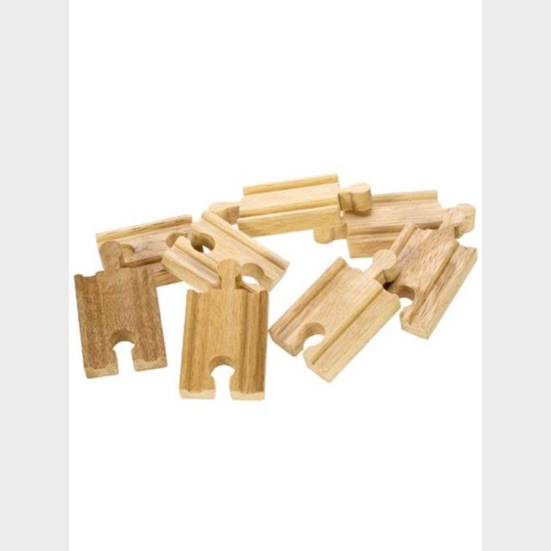 Bigjigs Wooden Rails - Mini 8 pcs.