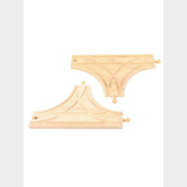 Bigjigs Wooden Rails - T-junction 2 pcs.