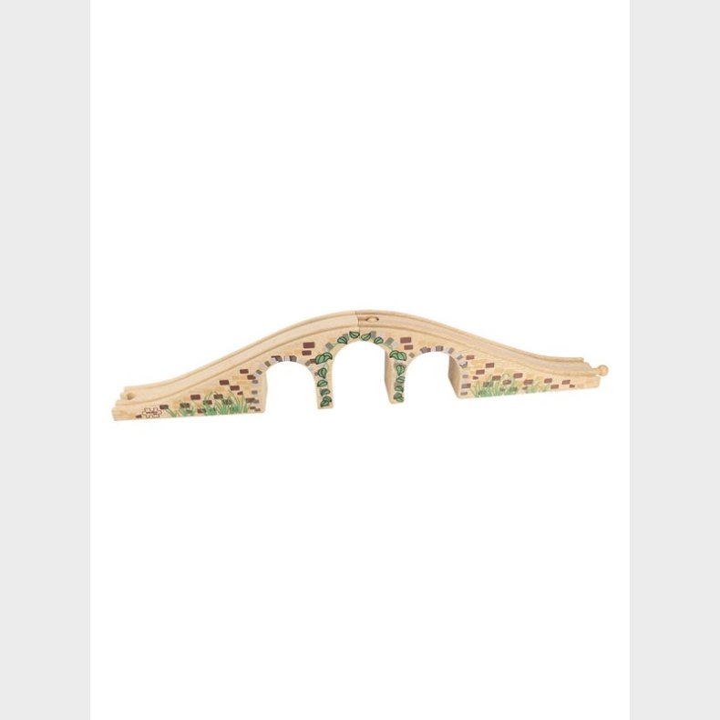 Bigjigs Wooden Rails - 3 Arch Bridge