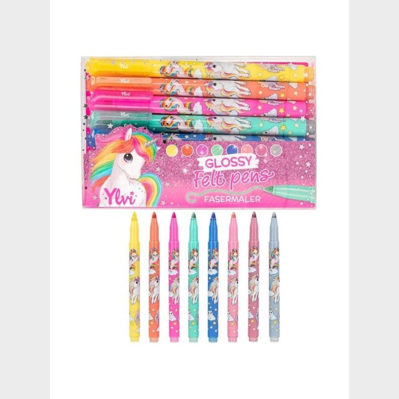 Depesche Ylvi Glossy Felt Pen Set