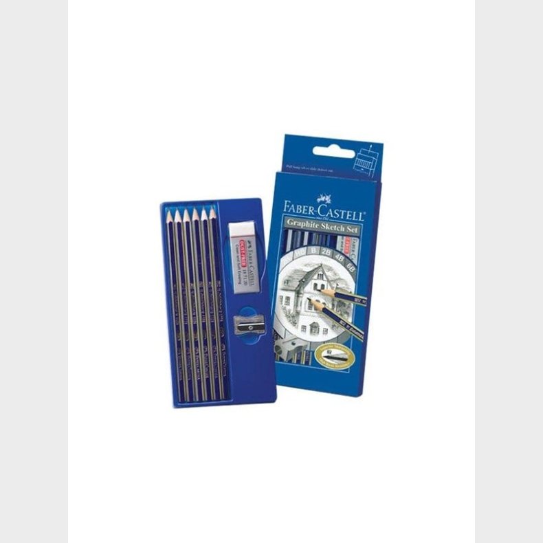 Faber Castell Goldfaber Sketch Set - Graphite Pencil (pack of 6)