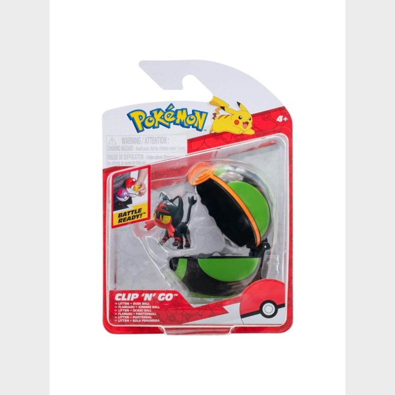 Boti Pok&eacute;mon Clip &apos;N&apos; Go Liten &amp; Dusk Ball Playset 2 pcs