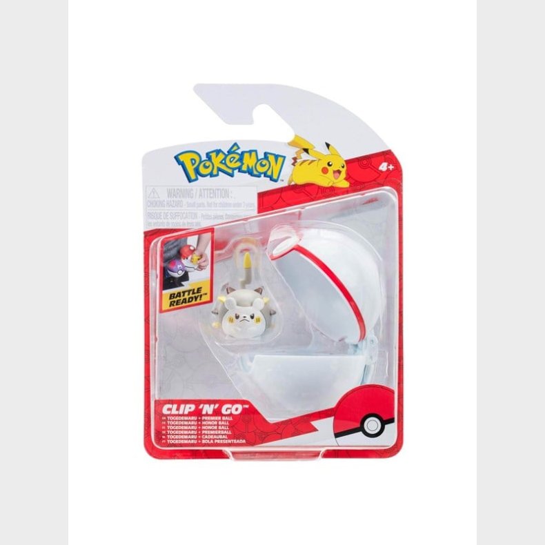 Boti Pok&eacute;mon Clip &apos;N&apos; Go Togedemaru Premier Ball Playset 2 pcs..