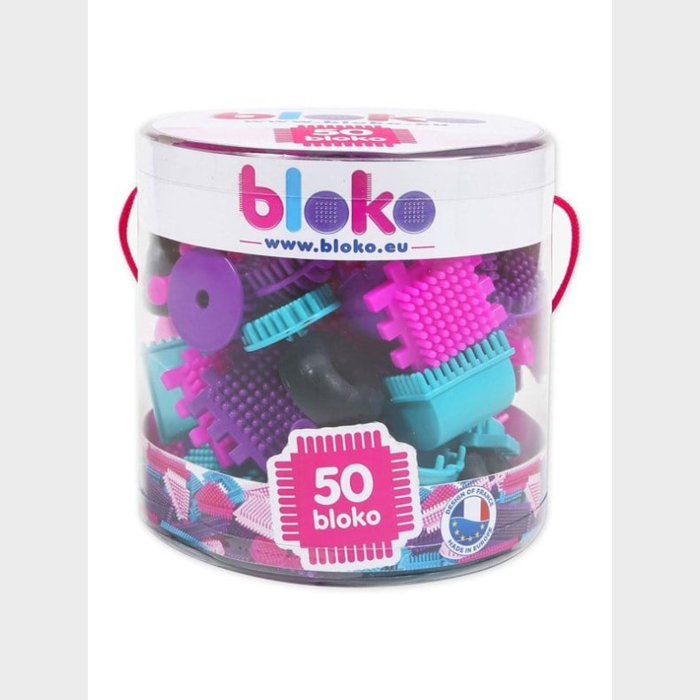 Boti Bloko Nopper Building Blocks Pink 50 pcs.