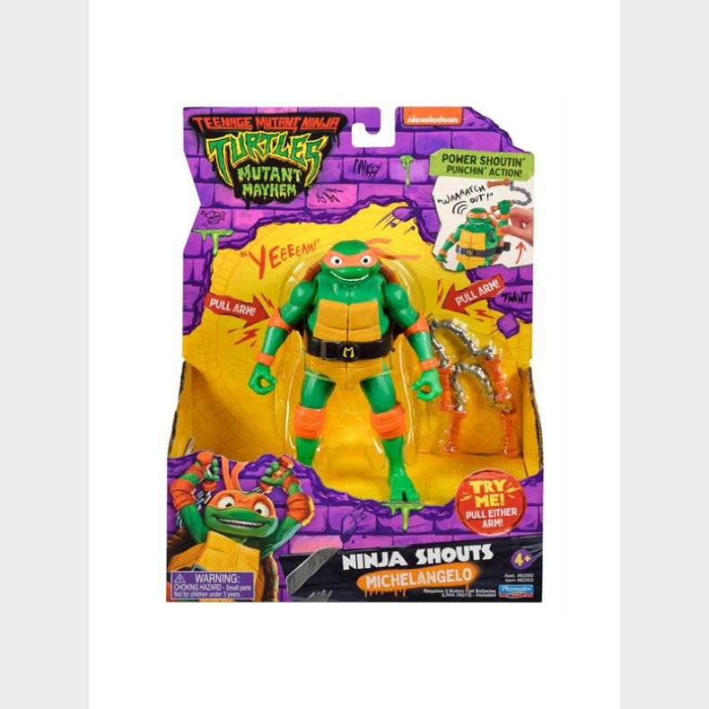 Boti Teenage Mutant Ninja Turtles Ninja Shouts Figure - Michelangelo