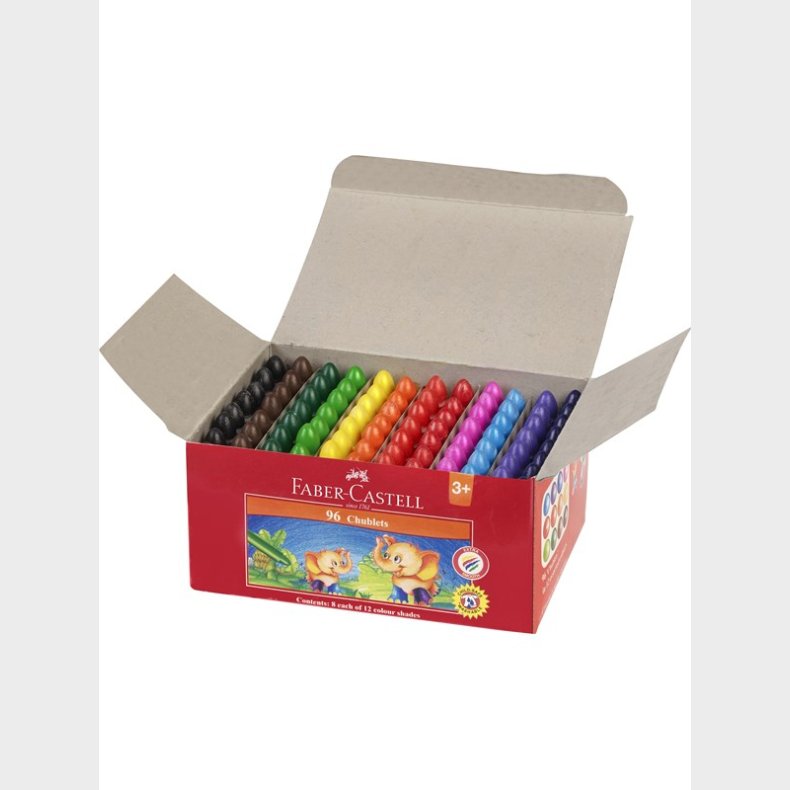 Faber Castell Jumbo Wax Crayons (96 pcs)