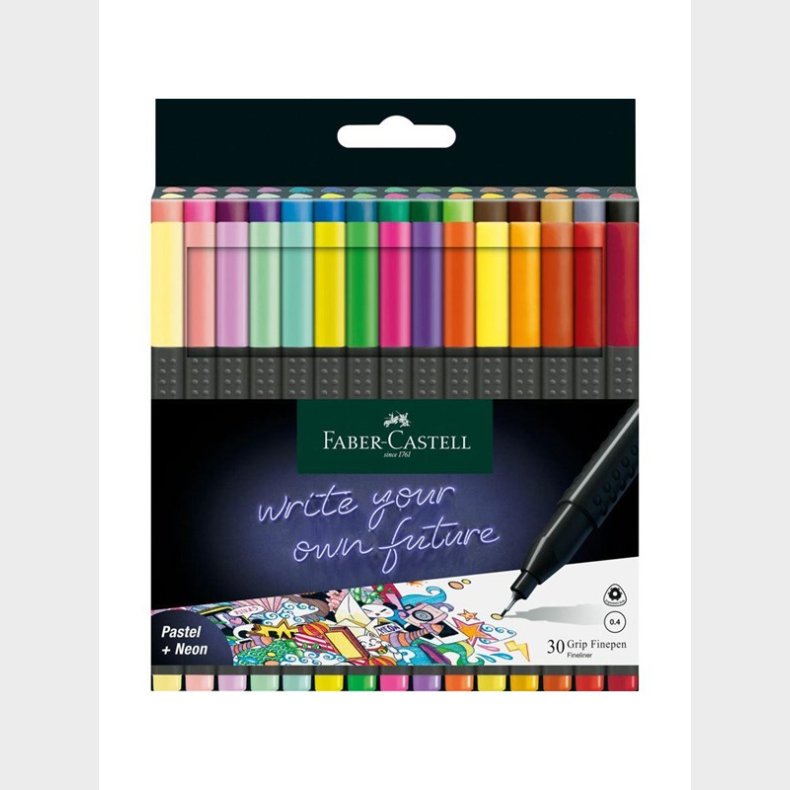 Faber Castell Grip Finepen (30 pcs)